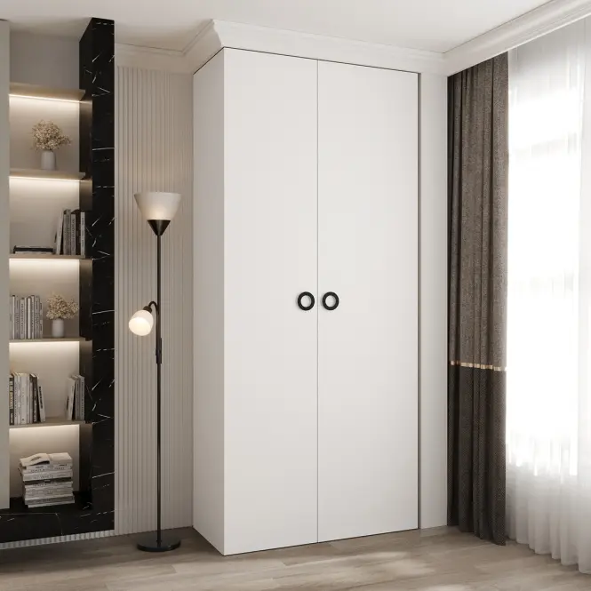 Skriňa Como 1-110 (40) biela/čierna