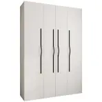 Skriňa Como 2-170 (50) biela/čierna