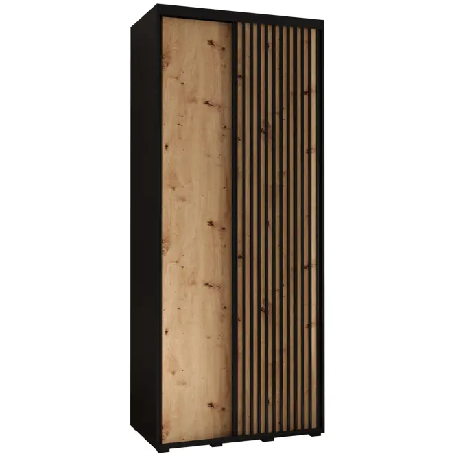 Skriňa Lanko 1-100 (45) čierna/artisan