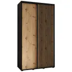 Skriňa Lanko 1-130 (45) čierna/artisan