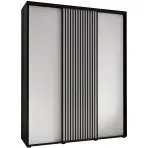 Skriňa Lanko 1-200 (45) čierna/biela