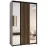 Skriňa Lanko 2-160 (60) biela/artisan