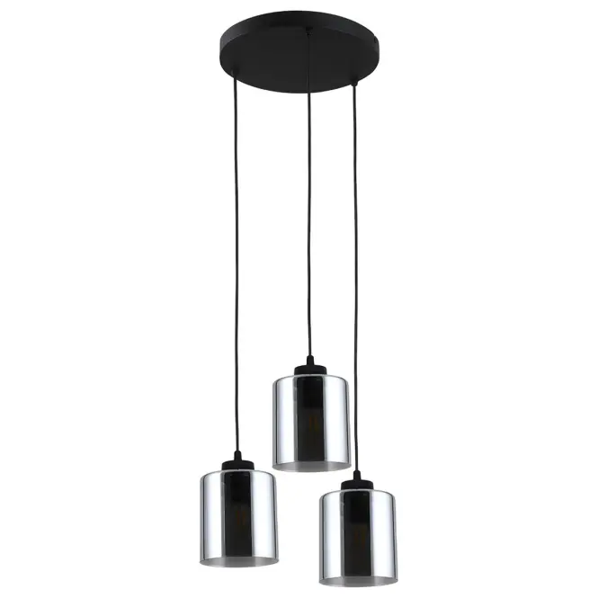 Luster SIERRA 11719 MM BLACK 3XE27