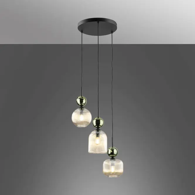 Luster SOPHIA GREEN COGNAC 11148 PL3