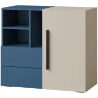 Komoda Lorin 8 Kašmír/Morská modrá