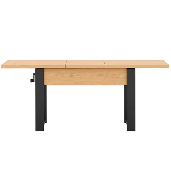 Zdvíhací stolík Hugo Bookmatch/Čierna