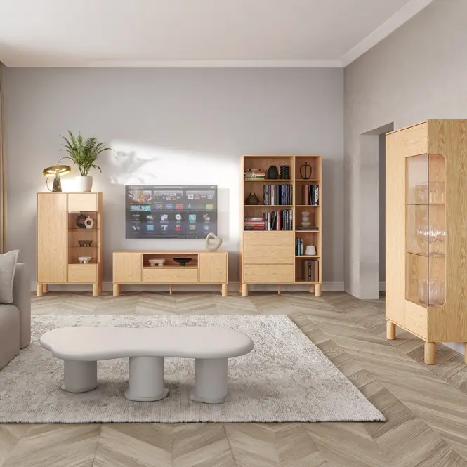 TV stolík Sanden S6 Bookmatch