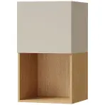 Závesná skrinka Lorin 14 Kašmír/Prírodný dub