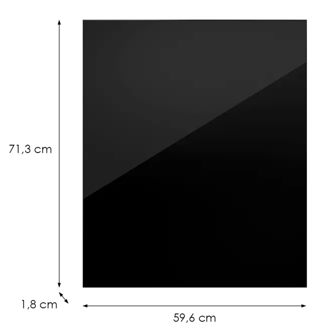 Kuchynská predná časť D100n L9 K165 Čierna Hg Griii,2
