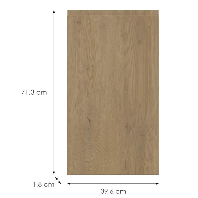Kuchynská predná časť D40 L T8 K282 Dub Cremona Grii,2