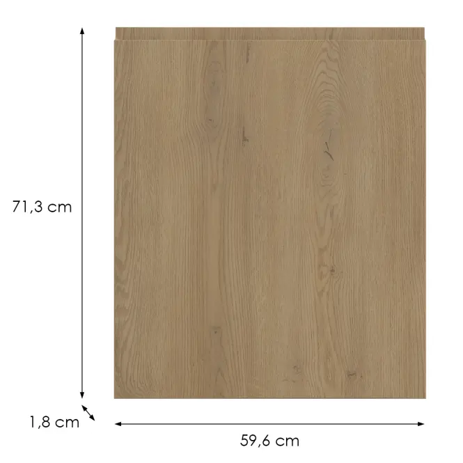 Kuchynská predná časť D60 L T8 K282 Dub Cremona Grii
