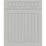 Kuchynská predná časť D60s1(L/P) H5 K252 Biely Gr I