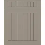Kuchynská predná časť D60s1(L/P) H5 K257 Kašmír Matná Grii