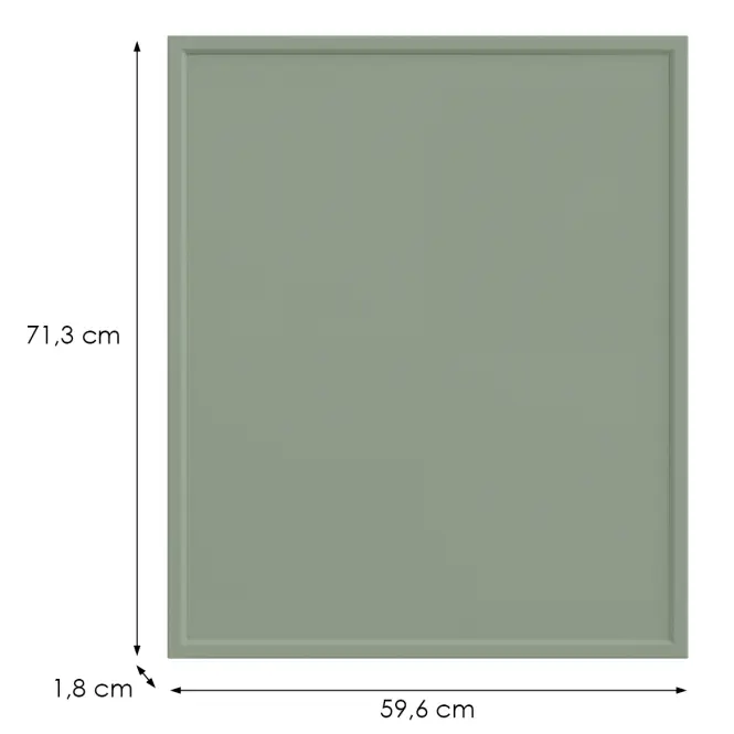 Kuchynská predná časť D60zs O6 K-279 Olivový Grii