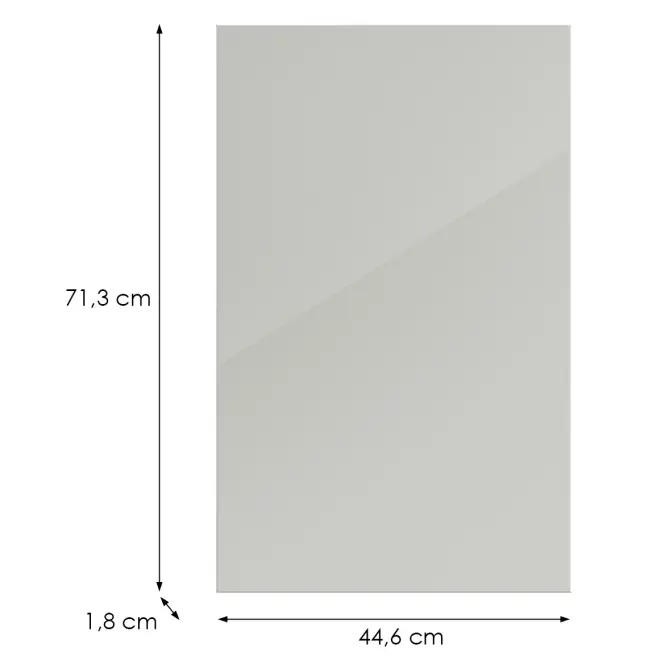 Kuchynská predná časť D45fzw L9 K900 Bianco Hg Griii