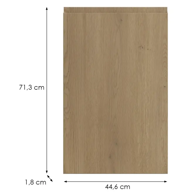 Kuchynská predná časť D45fzw  T8 K282 Dub Cremona Grii