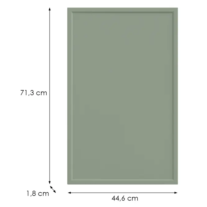 Kuchynská predná časť D45fzw O6 K-279 Olivový Grii