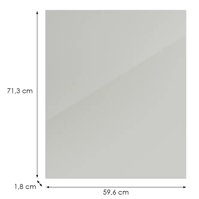 Kuchynská predná časť D60fzw L9 K900 Bianco Hg Griii