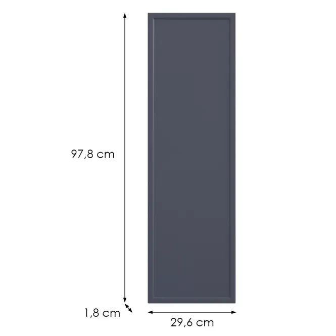 Kuchynská predná časť G30(100)(L/P) O6 K273 Granát Gri