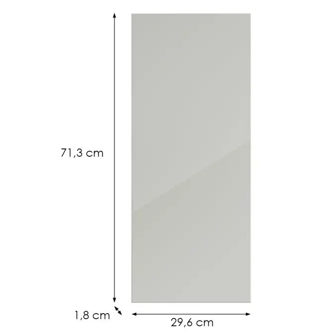 Kuchynská predná časť G30(72)(L/P) L9 K900 Bianco Hg Griii