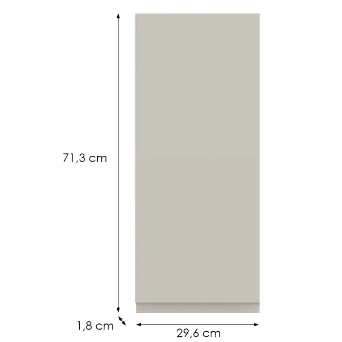 Kuchynská predná časť G30(72) P  T8 K943 Kašmír Gri,2