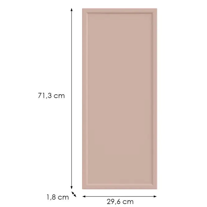 Kuchynská predná časť G30(72)(L/P) O6 K276 Antická ružová Gr Ii