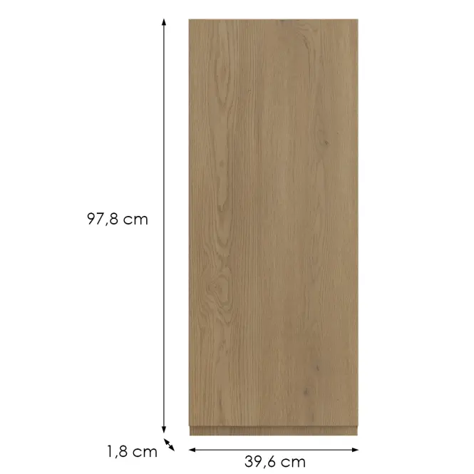 Kuchynská predná časť G40(100) P T8 K282 Dub Cremona Grii