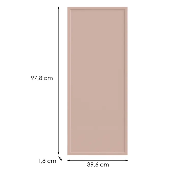 Kuchynská predná časť G40(100)(L/P)O6 K276 Antická ružová Gr Ii