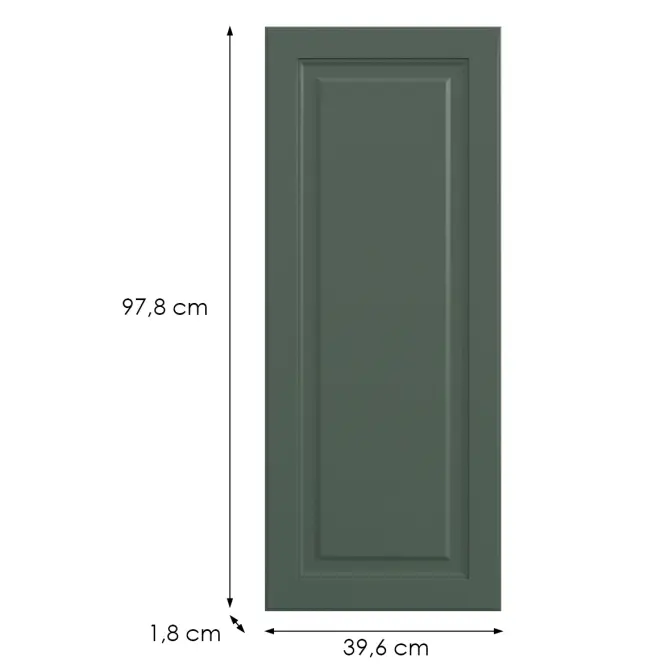 Kuchynská predná časť G40(100)(L/P) V6 K274 Zelený labrador