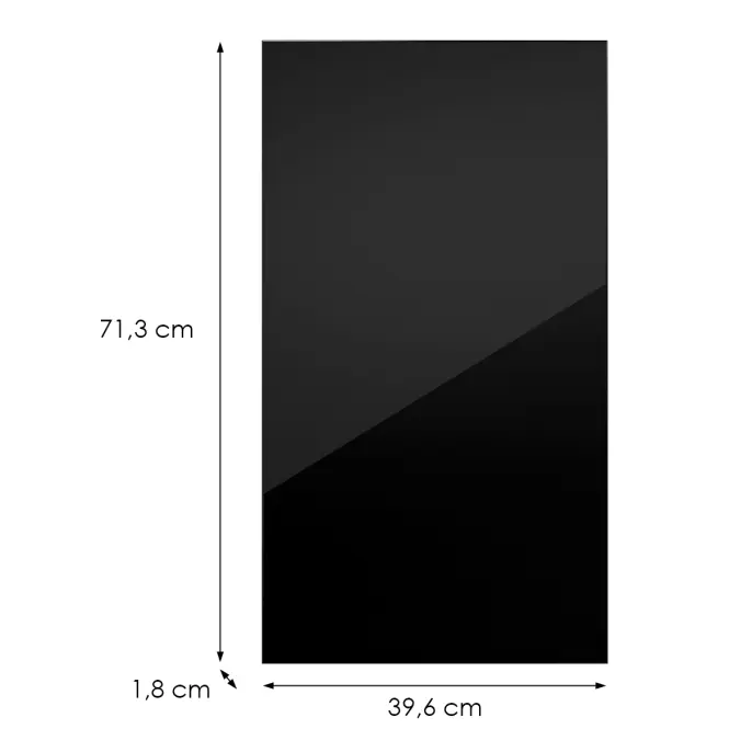 Kuchynská predná časť G40(72)(L/P) L9 K165 Čierna Hg Griii