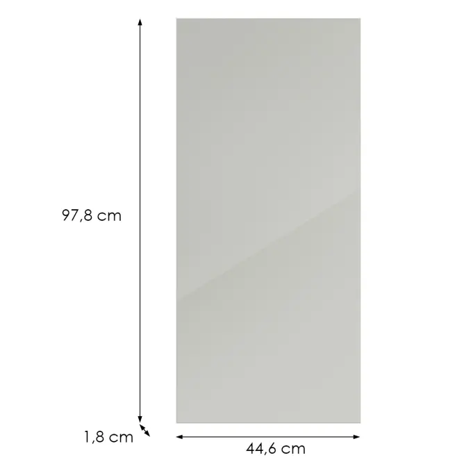 Kuchynská predná časť G45(100)(L/P) L9 K900 Bianco Hg Griii