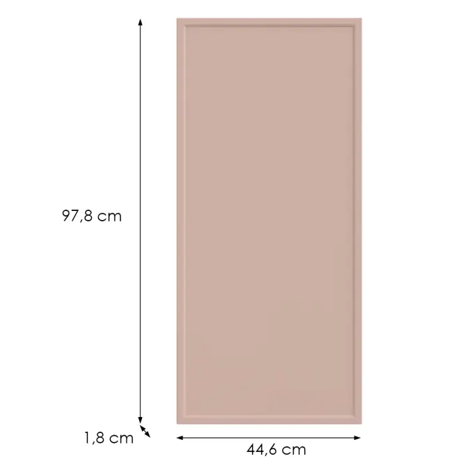 Kuchynská predná časť G45(100)(L/P) O6 K276 Antická ružová Gr I