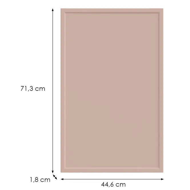 Kuchynská predná časť G45(72)(L/P) O6 K276 Antická ružová Gr Ii