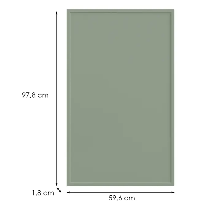 Kuchynská predná časť G60(100)(L/P) O6 K-279 Olivový Grii