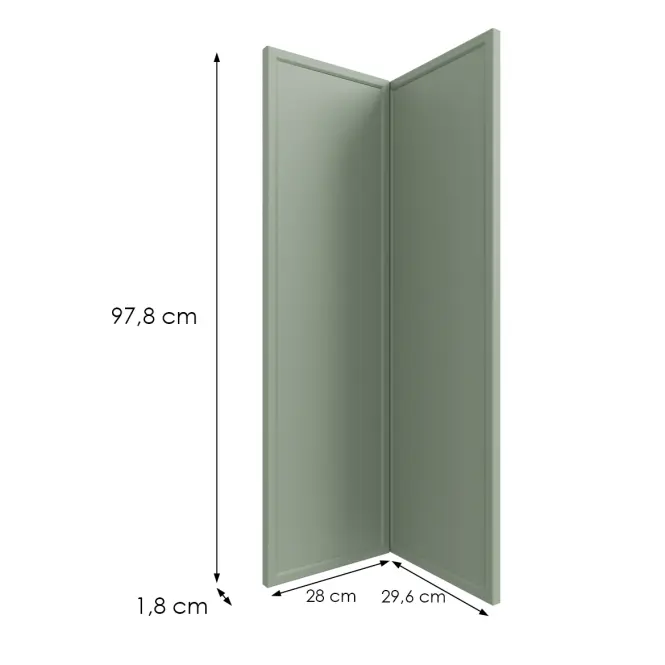 Kuchynská predná časť G60n2(100) O6 K-279 Olivový Grii
