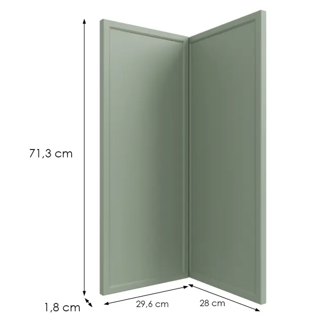 Kuchynská predná časť G60n2(72) O6 K-279 Olivový Grii