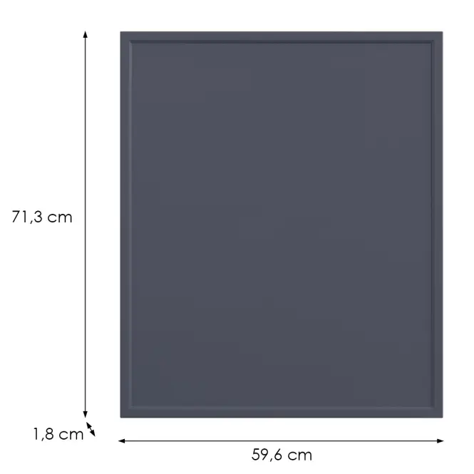 Kuchynská predná časť D60z(L/P)O6 K273 Granát Gri