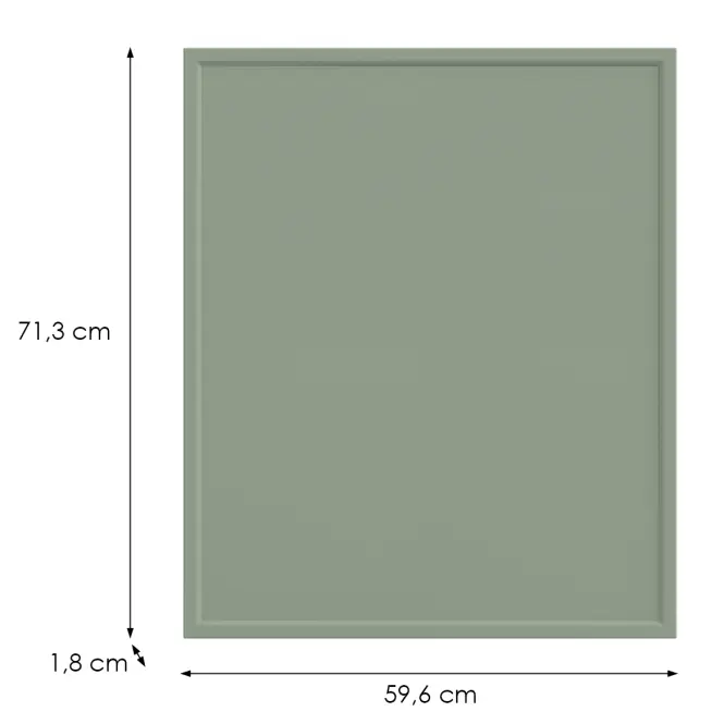 Kuchynská predná časť D60z(L/P)O6 K-279 Olivový Grii