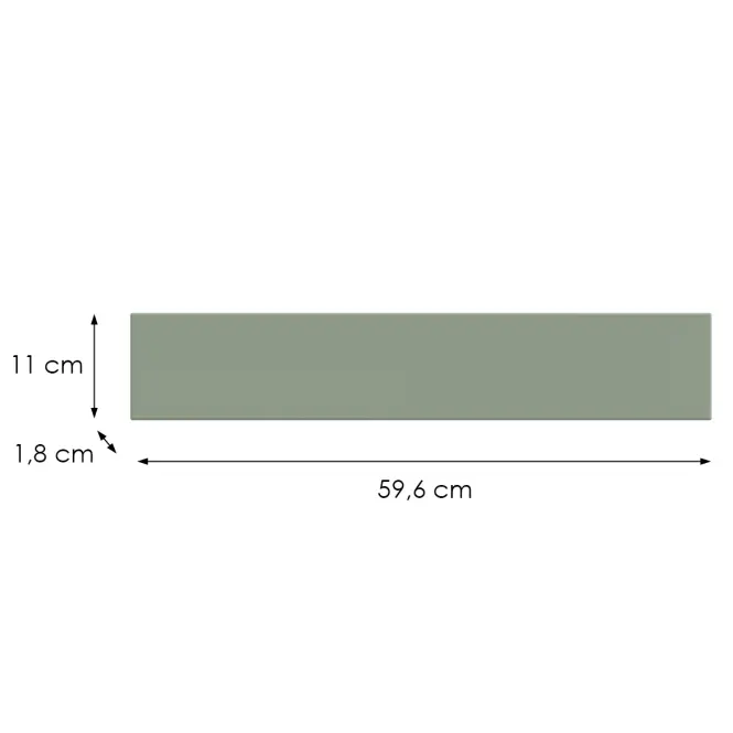 Kuchynská predná časť D60zk O6 K-279 Olivový Grii