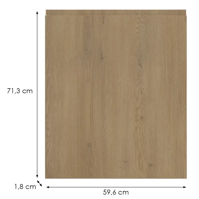 Kuchynská predná časť D60zs  T8 K282 Dub Cremona Grii