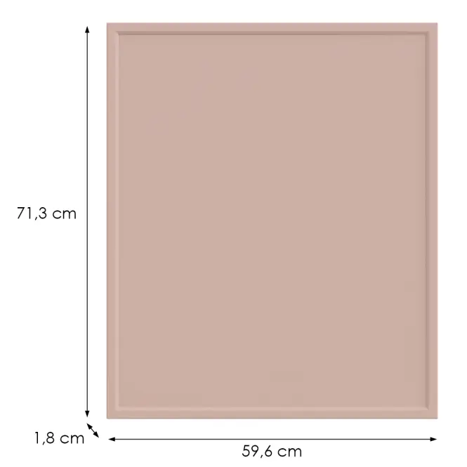 Kuchynská predná časť D60zs O6 K276 Antická ružová Gr Ii
