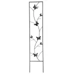 Opora pre rastliny motýľ 150x35 cm 1050-1240B čierna kov