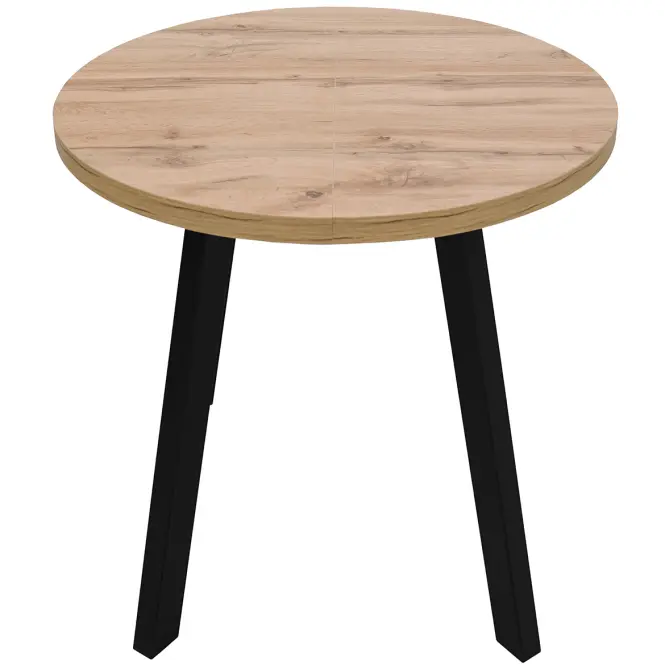 Rozkladací stôl St-82 80+50cm Wotan/Čierna,3