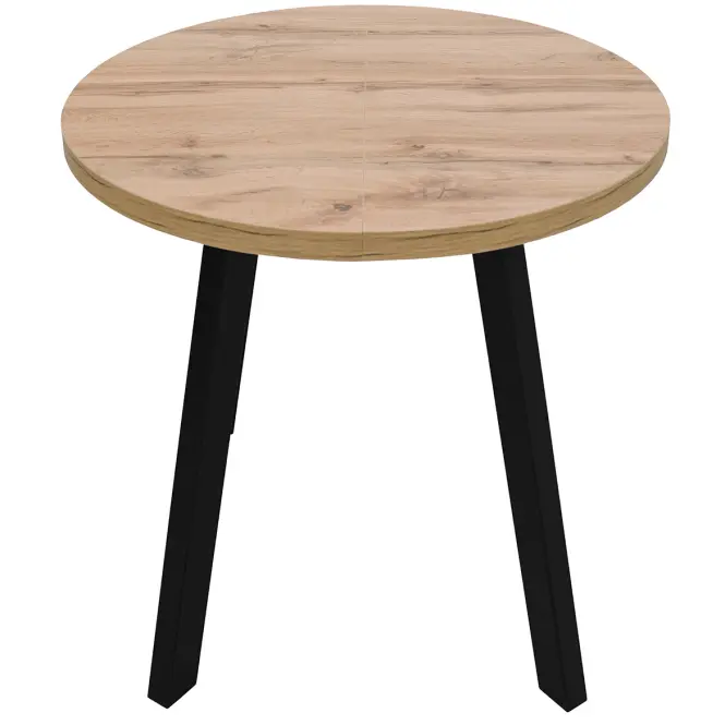 Rozkladací stôl  St-82 80+2x50 Wotan/Čierna,3