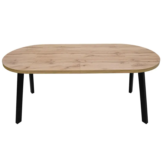 Rozkladací stôl  St-82 80+2x50 Wotan/Čierna
