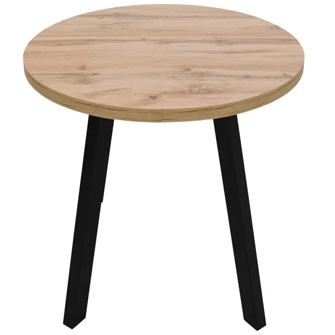 Rozkladací stôl St-82 90+2x50 Wotan/Čierna