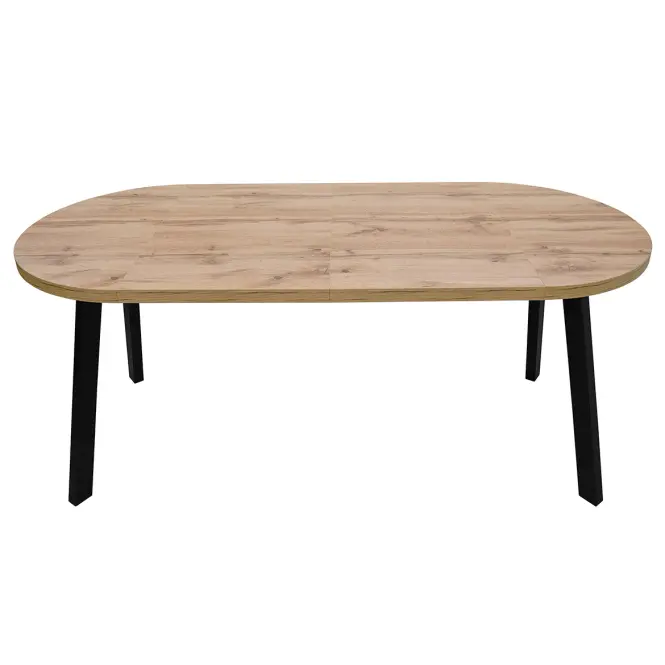 Rozkladací stôl St-82 90+2x50 Wotan/Čierna