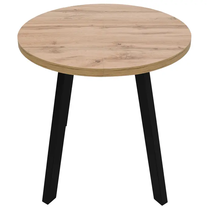 Rozkladací stôl St-82 100+50 Wotan/Čierna