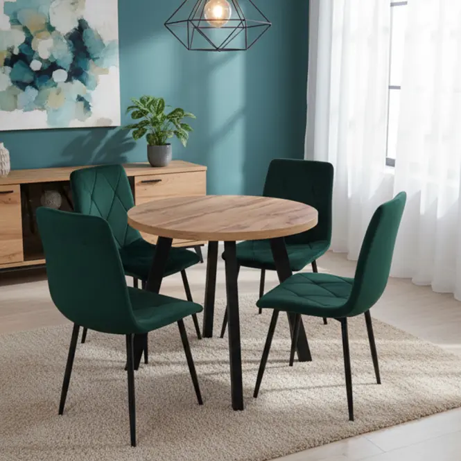 Rozkladací stôl  St-82 100+2x50 Wotan/Čierna,7