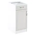 Kuchynská Skrinka Sycylia D40s1 L Biely/Dub Lancelot